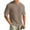 Khaki, variant on KKBOTIVE Mens T-Shirt Sports Solid Color Tees Short Sleeved Sweatshirt Soft Cozy Top Mens Fashion Outfits, White Size: M