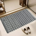 thumbnail image 1 of Sentmoon Bathroom Rugs Bathroom Mat Bathroom Non Slip Pad Bathroom Shower Room Shower Shower Room Non Fall Floor Mat Toilet Waterproof Grids Suction Cup Foot Pad, 1 of 7