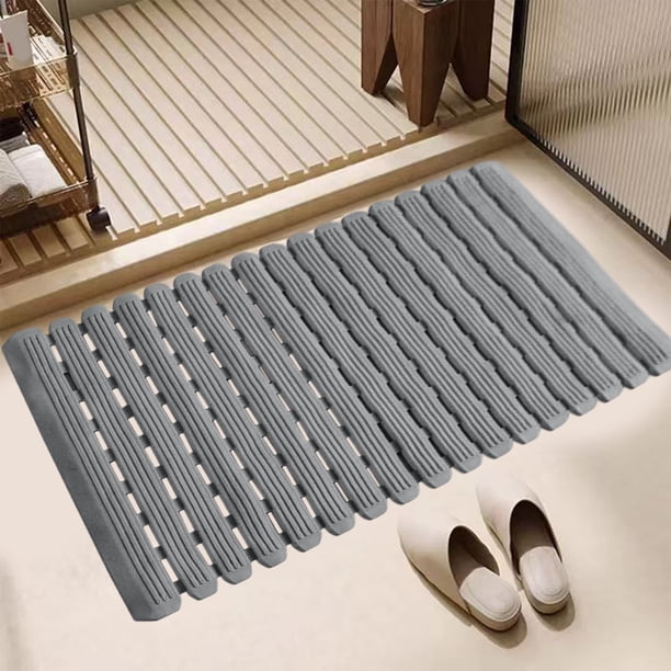 Fiudx Alfombrilla Antideslizante para Baño, Diseño Antideslizante, Ventosa Fuerte, Uso Seguro En La Ducha, Rejilla Impermeable, Fácil de Limpiar, Multiusos, Tamaño 40 X 70 Cm