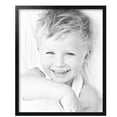 thumbnail image 2 of ArtToFrames 18" x 22" Satin Black Tall Picture Frame, 18x22 inch Black Wood Poster Frame (WOM-1852), 3 Pack, 2 of 7