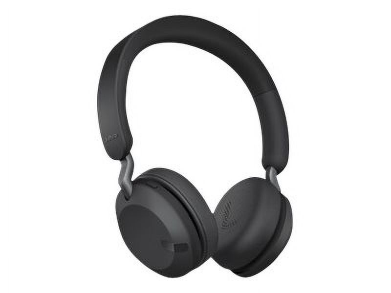 Jabra Elite 45h - Headphones with mic - on-ear - Bluetooth - wireless - titanium black - image 4 of 9