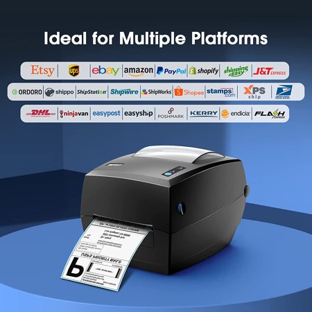 Thermal Label Printer - SP420 Thermal Shipping Label Printer, 4x6 Label Printer, High Speed 150mm/s Shipping Label Maker, Compatible with USPS, mazon, ...