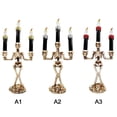 thumbnail image 3 of Home Decor LED Candle Light Skeleton Halloween LED Candelabra Skull Party Lamp, 3 of 7