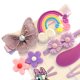 thumbnail image 2 of Conjunto de pinzas para el cabello, accesorios para el cabello para niñas, color morado, berenjena, mezcla de moda, princesa bonita de dibujos animados, 2 of 5