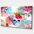 thumbnail image 3 of Design Art - Ethnic Skull with Flowers, 3 of 4