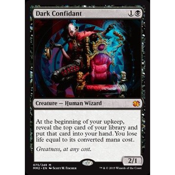 Dark Confidant Modern Masters 2015 A Single Individual Card From The Magic The Gathering Mtg Trading And Collectible Card Game Tcg Ccg By Magic The Gathering Walmart Com<script async src=