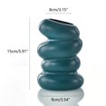 thumbnail image 3 of Hariumiu Modern Flower Vase Flower Vase High Durability Smooth Edge Shatterproof Modern Table Spiral-shaped Centerpieces Decoration, 3 of 10