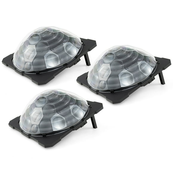 Patiojoy Solar Pool Heater Above Ground/In Ground Swimming Pool Dorm Heater with Rotatable Hose Connectors Set of 3