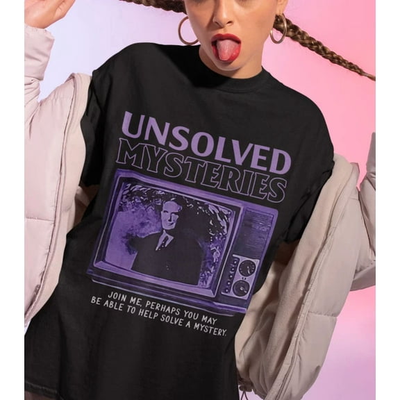RARE Unsolved Mysteries Shirt Funny Heavy Metal Shirt Gift For Fans S-5Xl