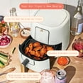 thumbnail image 4 of Beautiful Silicone Air Fryer Liner, Oyster Grey by Drew Barrymore, 4 of 8