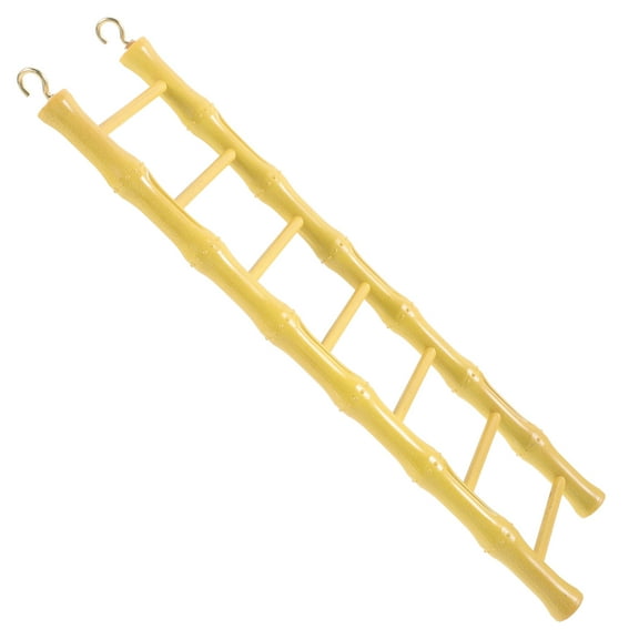 BESTOYARD Parakeet Ladder Toy Parrot Steps Ladder Plastic Cage Hanging Toy 1Pack