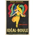 thumbnail image 2 of Maucourt 14x18 Black Ornate Wood Framed Double Matted Museum Art Print Titled - Ideal-Boule (ca. 1925), 2 of 5