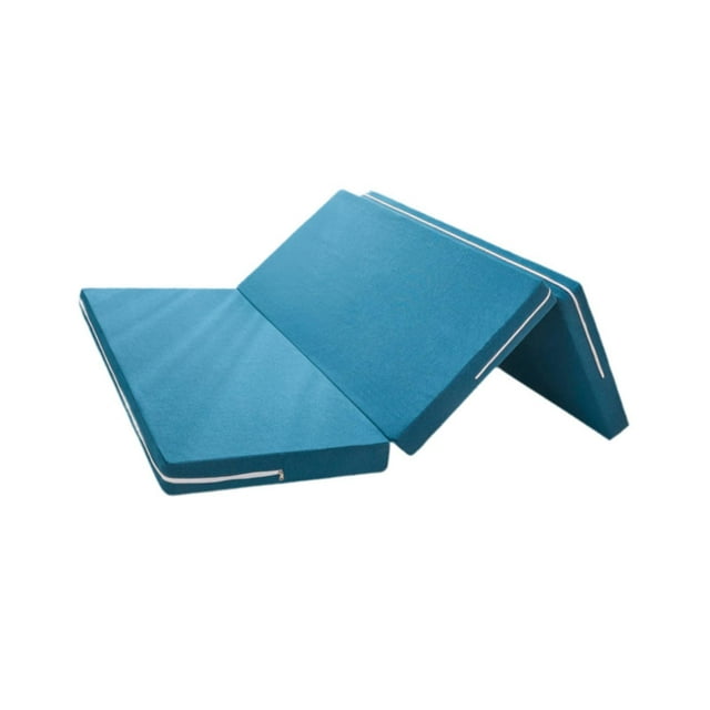 Siruishop Folding Floor Mattress Foldable Mattress Nonslip Soft Removable Cover Pad Tatami Bed Mat Guest Bed for Dorm Camping Apartment 60cm Width