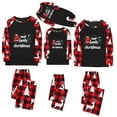 thumbnail image 2 of Odeerbi Christmas Pajamas for Family Holiday Long Sleeve Family Christmas Pajamas Matching Sets Mom Casual Printed Top Pants Outfits Loungewear Two-Piece Sleepwear Xmas PJs Set Red, 2 of 6
