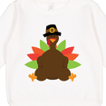 thumbnail image 3 of Inktastic Thanksgiving Pilgrim Turkey Toddler Sweatshirt, 3 of 4