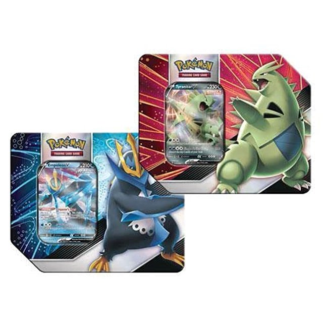 Juego de cartas coleccionables Pokémon V Strikers Tryanitar V/Empoleon V
