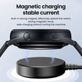 thumbnail image 4 of Cable cargador de 1M para Samsung Galaxy Watch 5 Pro 5 4 3 Active 3 2, soporte de carga Universal para reloj inteligente, Base antideslizante, 4 of 4