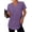 Purple, variant on Rosvigor Womens Workout Tops V Neck Short Sleeve Tee Shirts Comfy Athletic Shirts Loose Activewear Tops for Gym Running Yoga