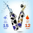 thumbnail image 2 of Leopard Print 29oz Stainless Steel Insulated Thermos with Tea Filter, 360° Printed Travel Bottle, Leakproof BPA-Free Flask with Anti-Slip Base, 304 Inner & 201 Outer, Vacuum Cup, 2 of 6
