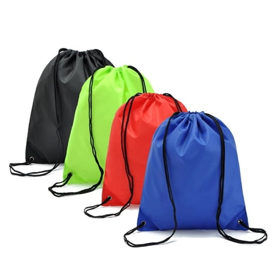 SPRING PARK Outdoor Travel Drawstring Backpack Bags Sport Gym Sack Cinch Bags Bulk for School Traveling and Storage