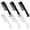 3White3Black, variant on Wide Tooth comb, Large Detangling Comb for Women and Men, Durable Styling Brush for Curly, Long, Wet Hair Types - Professional Hair Care.