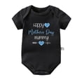thumbnail image 1 of New Happy 1st Mother's Day Mommy 2023 Newborn Baby Boys Girls Rompers Summer Infant Short Sleeve Bodysuits Mothers Day Gifts0-3M Gao Jinjia LED, 1 of 2