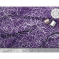 thumbnail image 3 of Soimoi Purple Heavy Satin Fabric Thread Art & Craft Print Sewing Fabric Yard 54 Inch Wide, 3 of 3