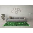 thumbnail image 3 of Ahgly Company Indoor Square Persian Emerald Green Traditional Area Rugs, 8' Square, 3 of 4
