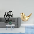 thumbnail image 2 of Organizador de pañuelos con forma de y figurita de pájaro dorado. Escultura animal moderna para decoración del hogar, la oficina, picnic, 2 of 8