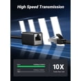 thumbnail image 3 of Cable de extensión Ethernet UGREEN Cat6 LAN de 3 m macho a hembra, 3 of 7