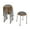 Chocolate, variant on ECR4Kids Daisy Stackable Stool with Glides Seating Set, Flexible Seating, Yellow, 8-Piece