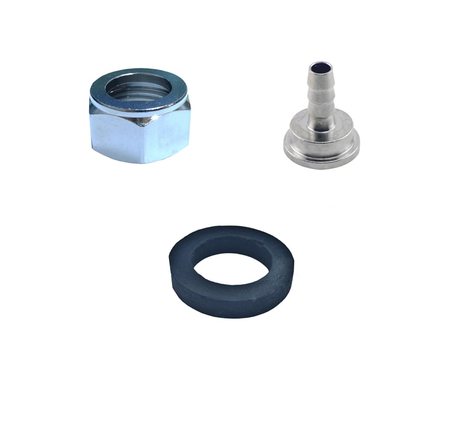 BEER NUT, TAIL PIECE, WASHER GASKET KIT FOR KEGERATORS