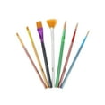 thumbnail image 2 of MONT MARTE Kids Paint Brush Set, 5 pcs, Birch Handles (Age 3+), 2 of 2