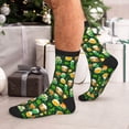 thumbnail image 7 of Xecao St Patrick's Day10 Print Crew Socks for Men and Women, Men's Soft Moisture-wicking Sock, 7 of 7