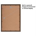 thumbnail image 5 of Americanflat Marco De Fotos De 13 X 19 En Nogal  Marco De Fotos De Madera Diseñada Con Vidrio Resistente A Roturas Y Accesorios Para Colgar Para Exhibición De Pared Horizontal O Vertical, 5 of 5