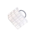 thumbnail image 1 of Billuyoard Clear Jewelry Organizer Box Holding Case 3-layer Home Compartment Sundries Container Organization Storage Boxes Holder Almacenamiento y organización del hogar blanco, 1 of 6