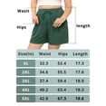 thumbnail image 5 of Gleelist Women's Plus Size Shorts Drawstring Comfy Elastic Waist Shorts Wide Leg Summer Short With Pockets XL-5XL, 5 of 8