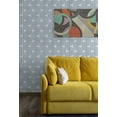 thumbnail image 6 of NextWall Prussian Blue Zen Geo Peel and Stick Wallpaper, 6 of 8