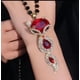 thumbnail image 4 of Collar largo con cadena de perlas y accesorios de Fox, collar de moda para mujer, 4 of 6