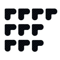 Qyaukm Non-Slip Rug Pad Gripper, Double Sided Washable Carpet Tape for Hardwood Floors & Tile, Keep Rugs in Place, No More Sliding, 10 Anti-Slip Stickers