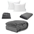 thumbnail image 1 of Edredón Matrimonial DICASA Homy Gris Sábanas Royal Protector Lux 2 Almohadas Royal, 1 of 8