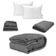 thumbnail image 1 of Edredón Matrimonial DICASA Homy Gris Sábanas Royal Protector Lux 2 Almohadas Royal, 1 of 8