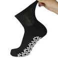 thumbnail image 4 of 60 Pairs of Non-Skid Diabetic Ankle Cotton Socks with Non Binding Top, Brooklyn Socks Health Collection, Wholesale Bulk Value Pack (Black, Fit Men's Shoe Size 10-12), 4 of 6