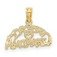 thumbnail image 4 of FJC Finejewelers 10 kt Yellow Gold Block and Engraved GREAT GRANDMA Charm 11 x 16 mm, 4 of 6