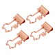 thumbnail image 3 of Clips de carpeta de metal, 100 piezas Clips de carpeta Abrazaderas de papel pequeñas Clips de carpeta pequeños Artesanía superior, 3 of 12
