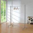 thumbnail image 2 of 72.5" Tall Metal Garment / Coat Rack, Silver finish, 2 of 4