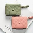 thumbnail image 4 of Women Wallet Leather Zip Around Large Capacity Ladies Travel Purse Wristlet - green, 4 of 5