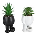 thumbnail image 4 of prosthetic Succulent Plant Pot, Potted Artificial Succulent Peeing Design  for Office, 4 of 7