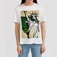 thumbnail image 4 of T Shirts for Men Pack,Men's T-shirts,Womens T Shirts,Short Sleeve Shirts for Women,Leaf Usa Map Statue Liberty,4XL, 4 of 5