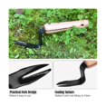 thumbnail image 4 of Stainless Steel Z-Shape Weed Puller for Gardening & Farming Silver, 4 of 5
